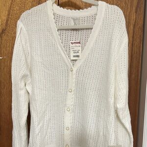 Joie Cream Button-Up Women's Cardigan